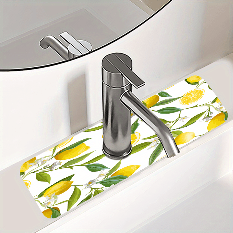 Home Bar Sink - VIKAMA Faucet Water Absorption Mat For