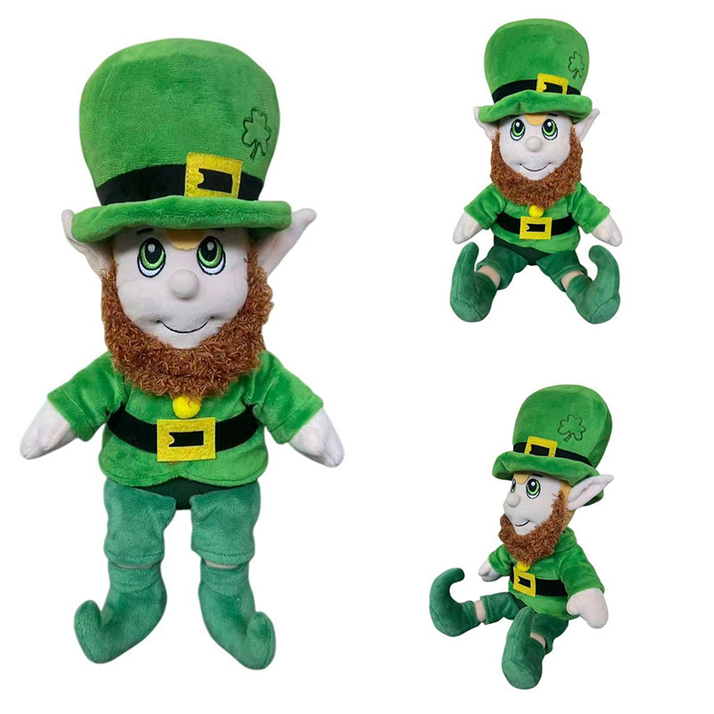 Home Bargains - St Patrick's Day Decoration Doll Green