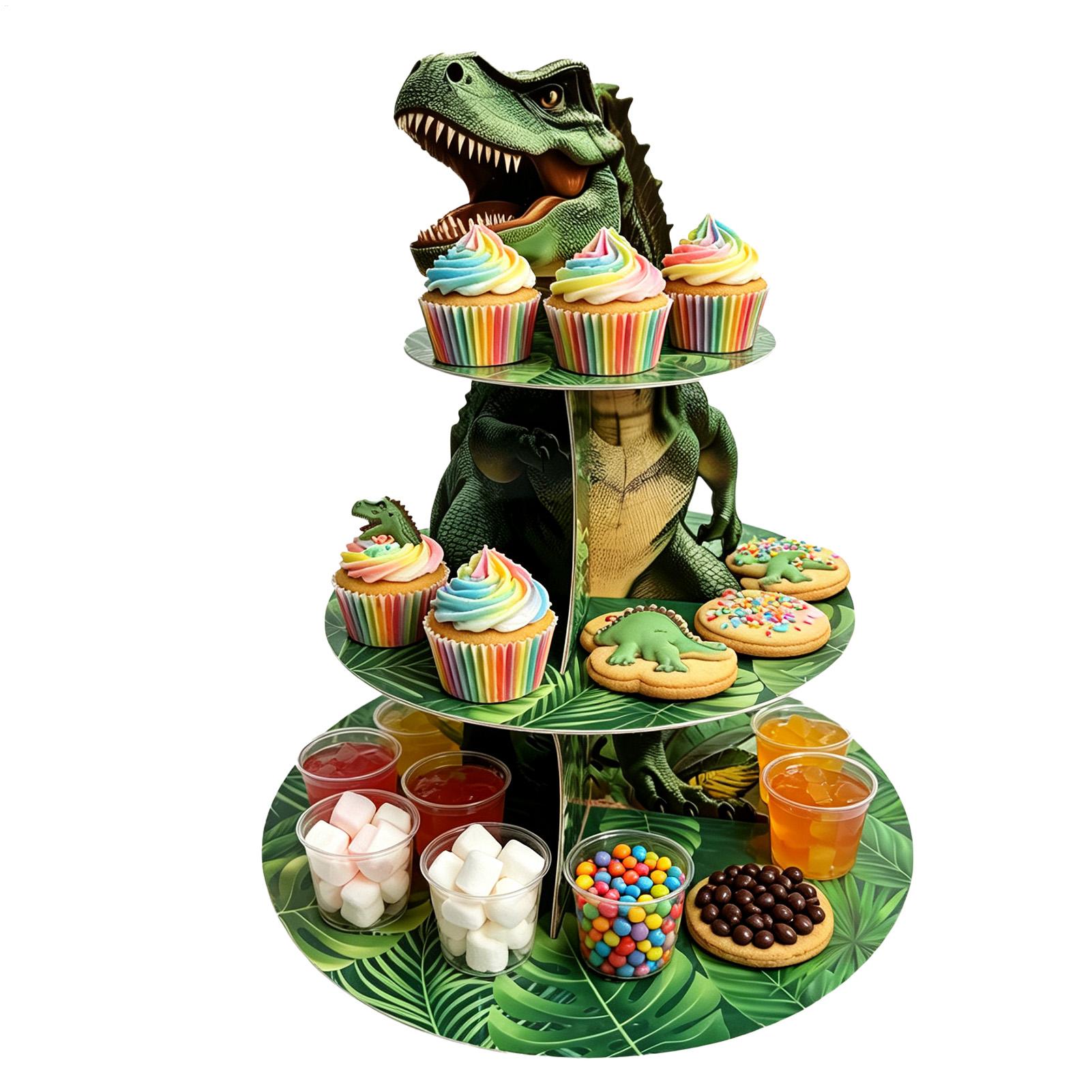 Cupcake Stand 3 Tiers Dinosaur - Home Bar Stand review and price