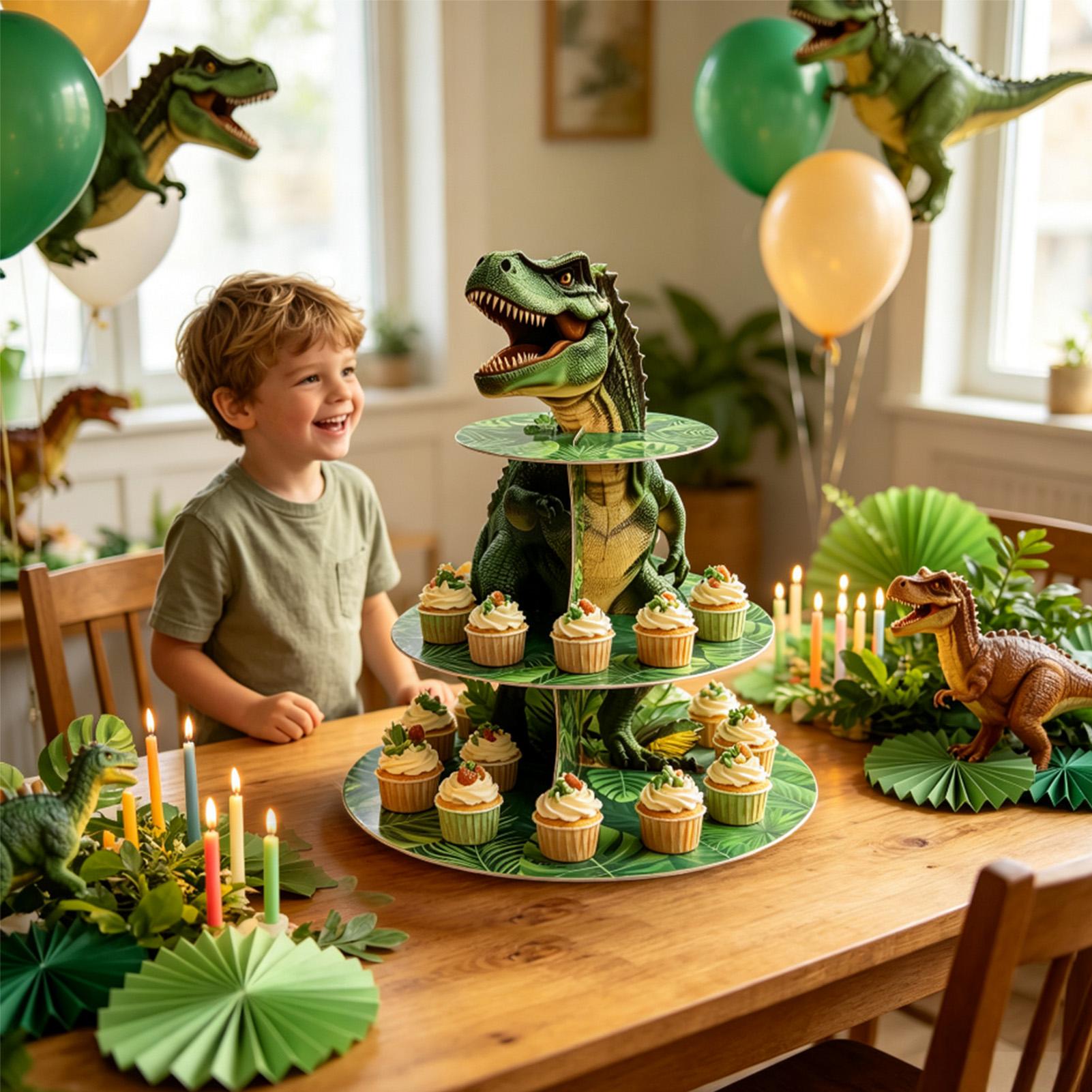 Cupcake Stand 3 Tiers Dinosaur - Home Bar Stand review and price
