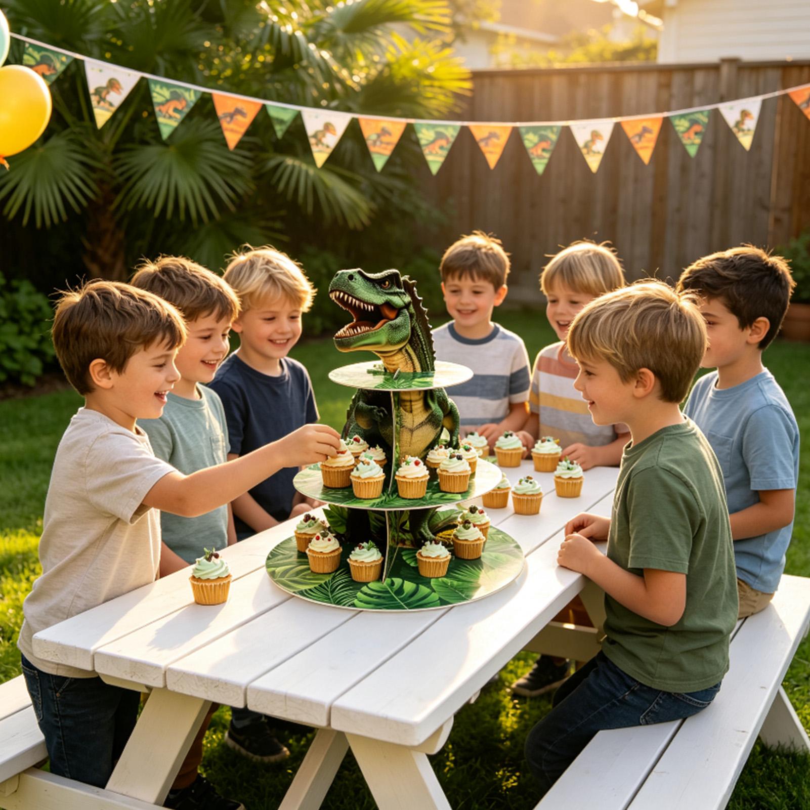 Cupcake Stand 3 Tiers Dinosaur - Home Bar Stand review and price