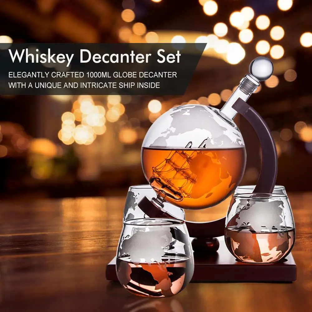 850ml Whiskey Globe Decanter S - Decanter Globe Set review and price