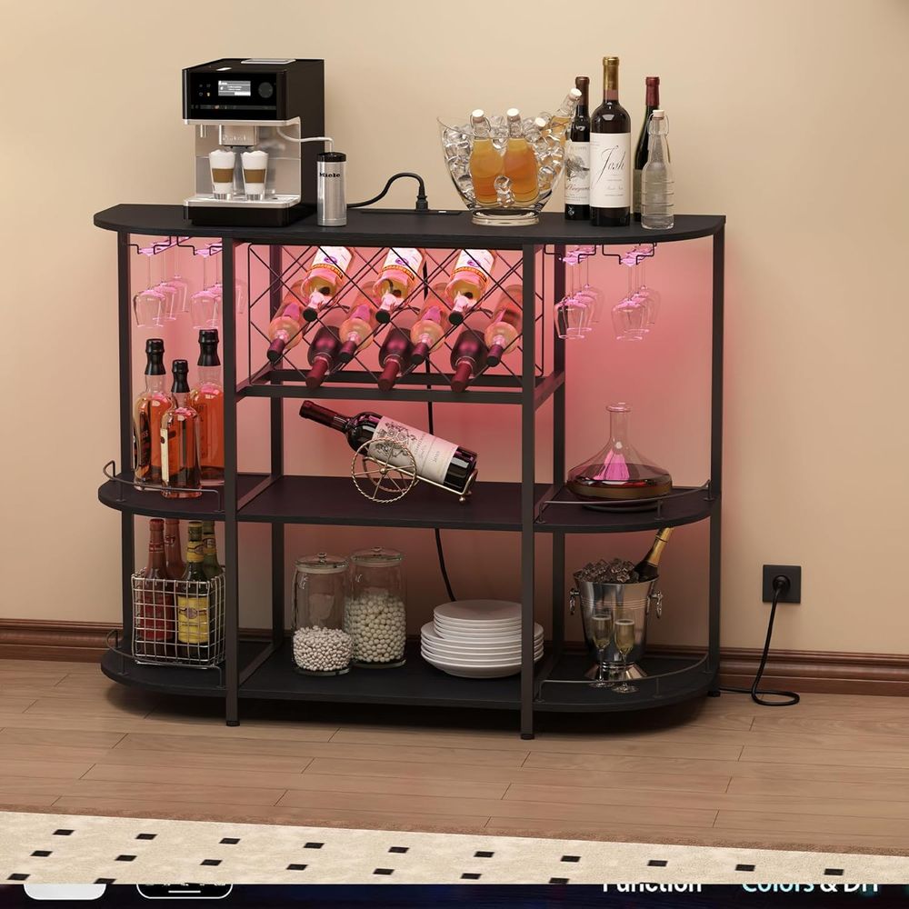 Black 3-Tier Coffee Table with - Home Bar And Coffee review and price