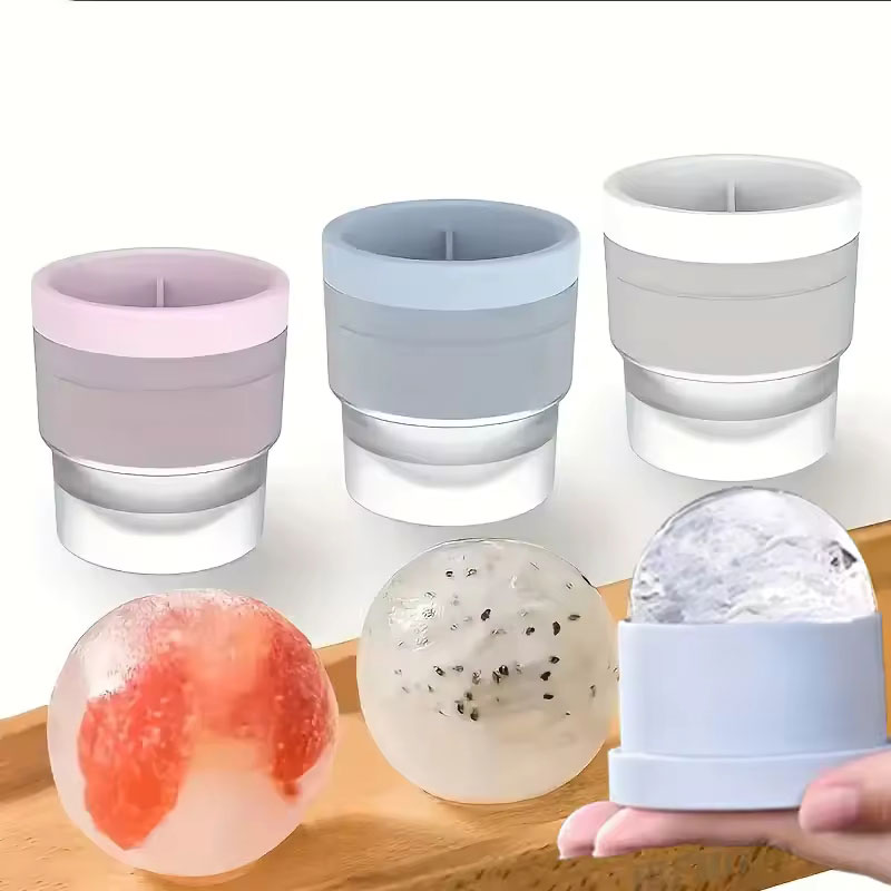 1/2pcs Silicone Round Ice Puck - Ice Mold Sphere review and price