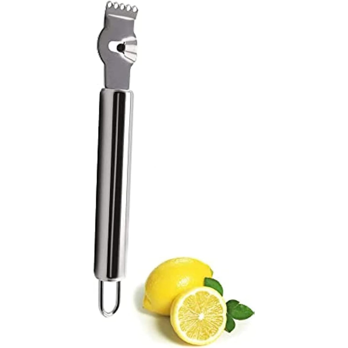 Silver Lemon Zester Tool/Corer - Peeler Channel Knife review and price