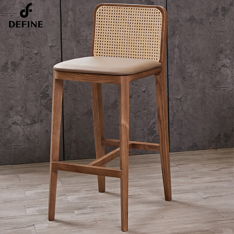 Luxury American Rattan bar Cha - Home Bar Stools review and price