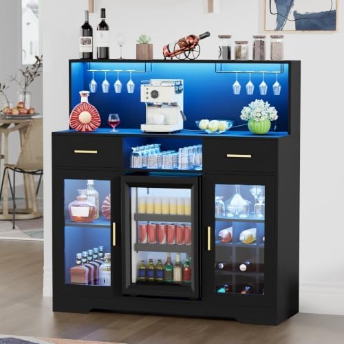 Mini Fridge Cabinet with Stora - Home Bar And Cabinet review and price