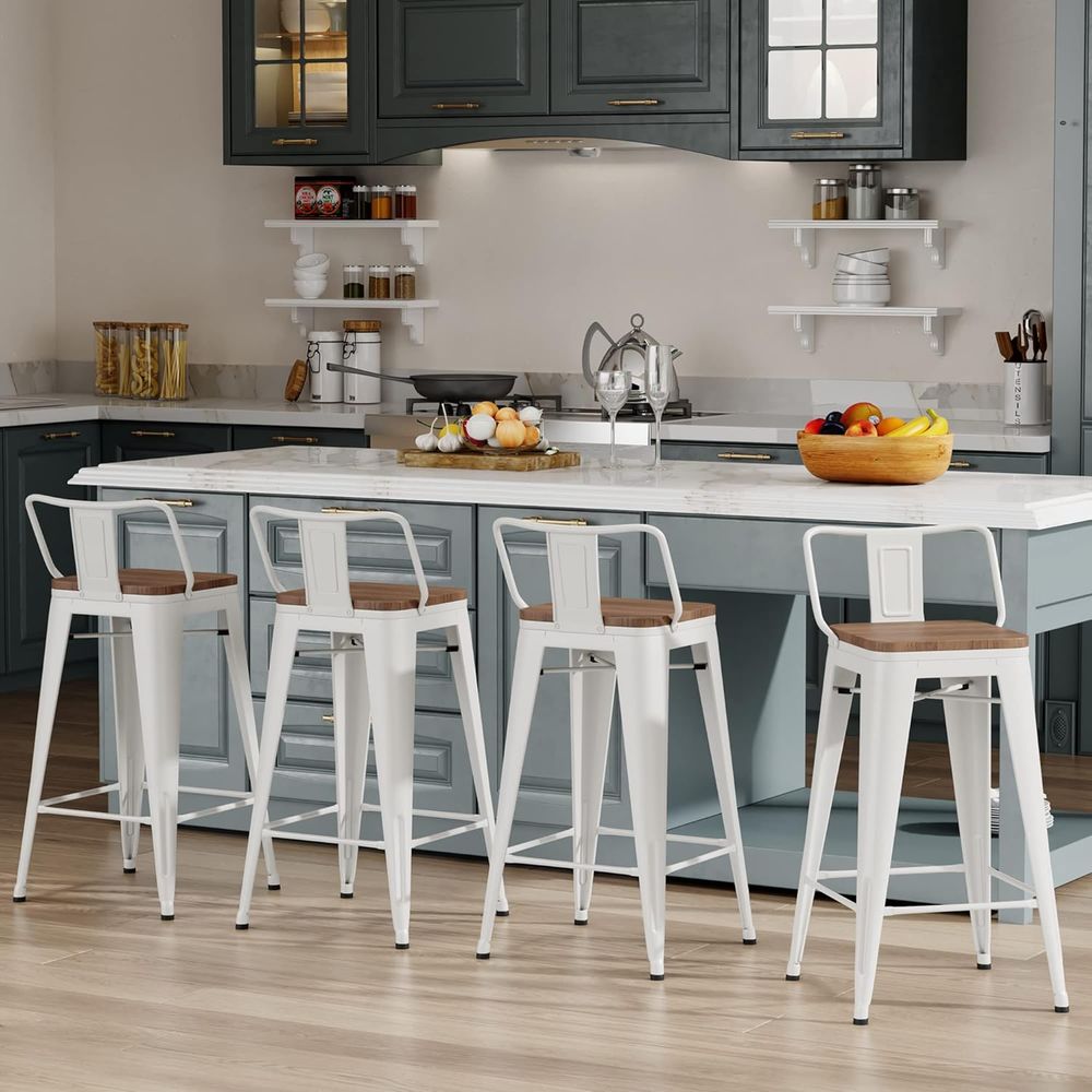 26 Inch Bar Stools Set o 4 Ind - Home Bar Stools review and price