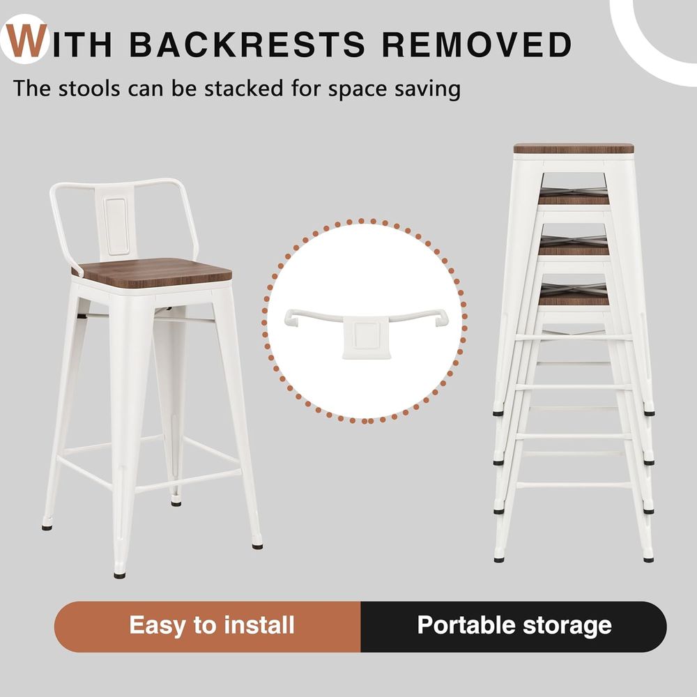 26 Inch Bar Stools Set o 4 Ind - Home Bar Stools review and price