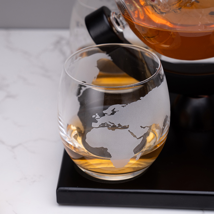 Factory Sale Custom 850ML High - Decanter Globe Set review and price