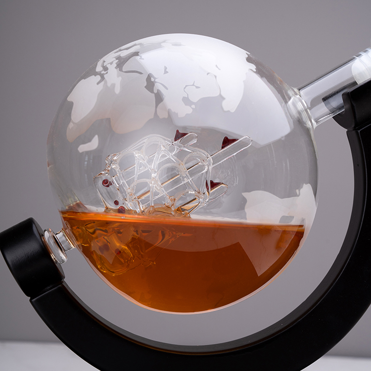 Factory Sale Custom 850ML High - Decanter Globe Set review and price