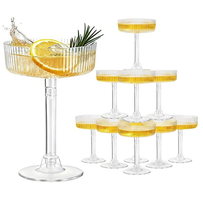 Clear Plastic Martini Dessert  - Home Bar Supplies review and price