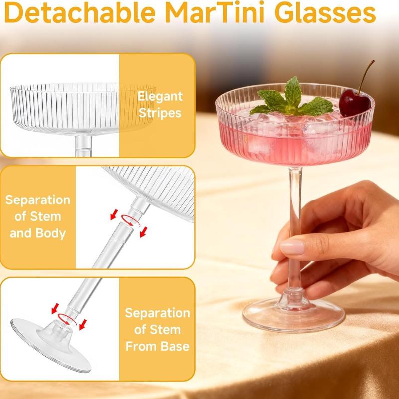 Clear Plastic Martini Dessert  - Home Bar Supplies review and price