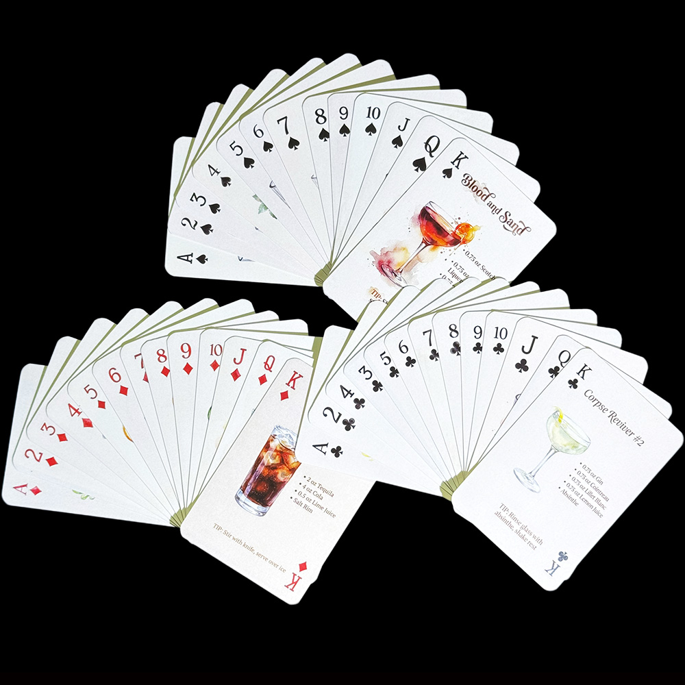 54pcs Cocktail Recipes Playing - Cocktail Recipe Book review and price