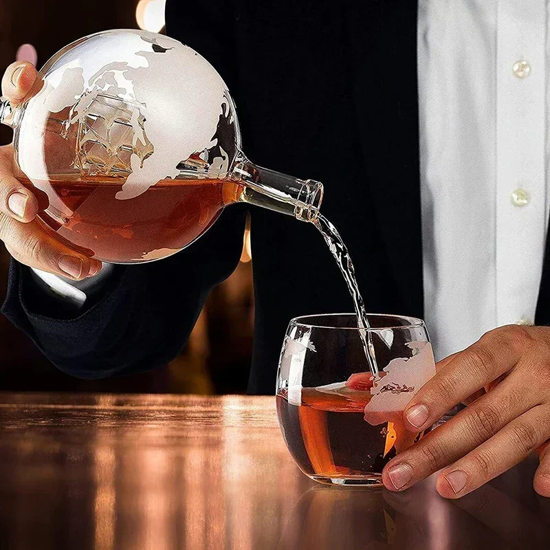 Globe Whiskey Decanter Set Lea - Decanter Globe Set review and price