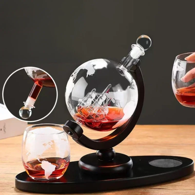 Globe Whiskey Decanter Set Lea - Decanter Globe Set review and price