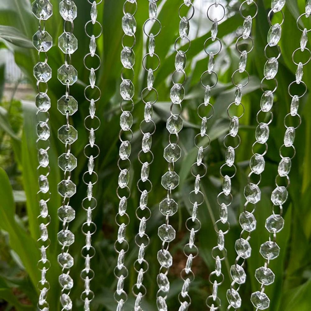 10PCS 100cm Clear Beaded Curta - Home Bargains review and price