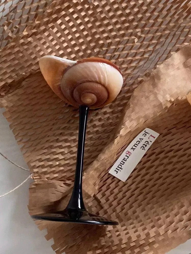 Natural Conch Wine Glass Bar a - Home Bar And Cabinet review and price