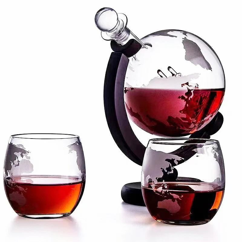 Whiskey Glass Set Crystal Glob - Decanter Globe Set review and price