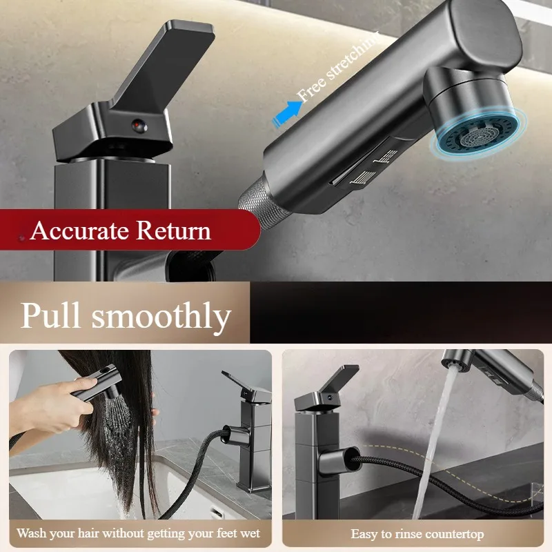 Pull Out Bathroom Faucet Hot a - Home Bar Sink review and price