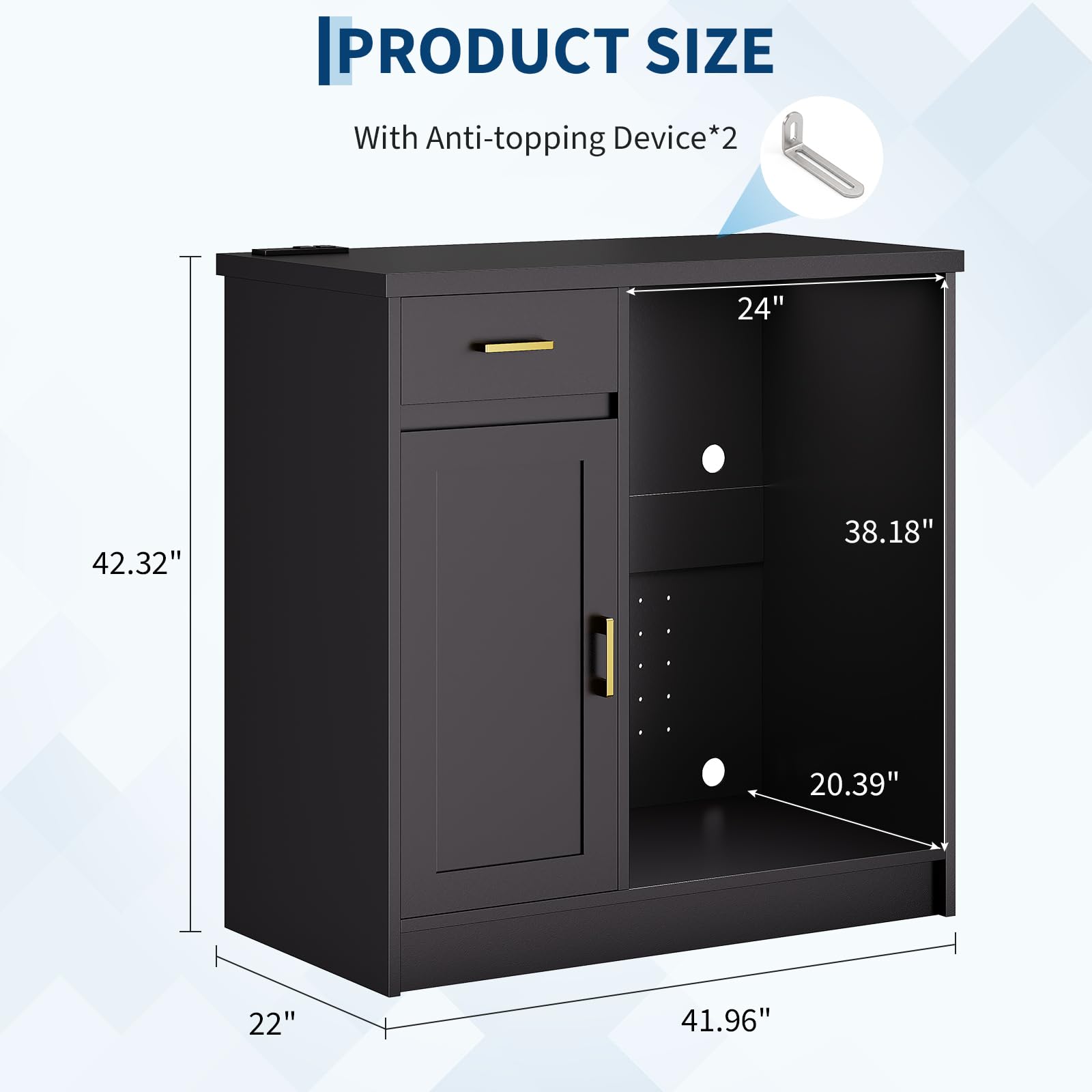 42in Farmhouse Wine Bar Cabine - Home Bar And Cabinet review and price