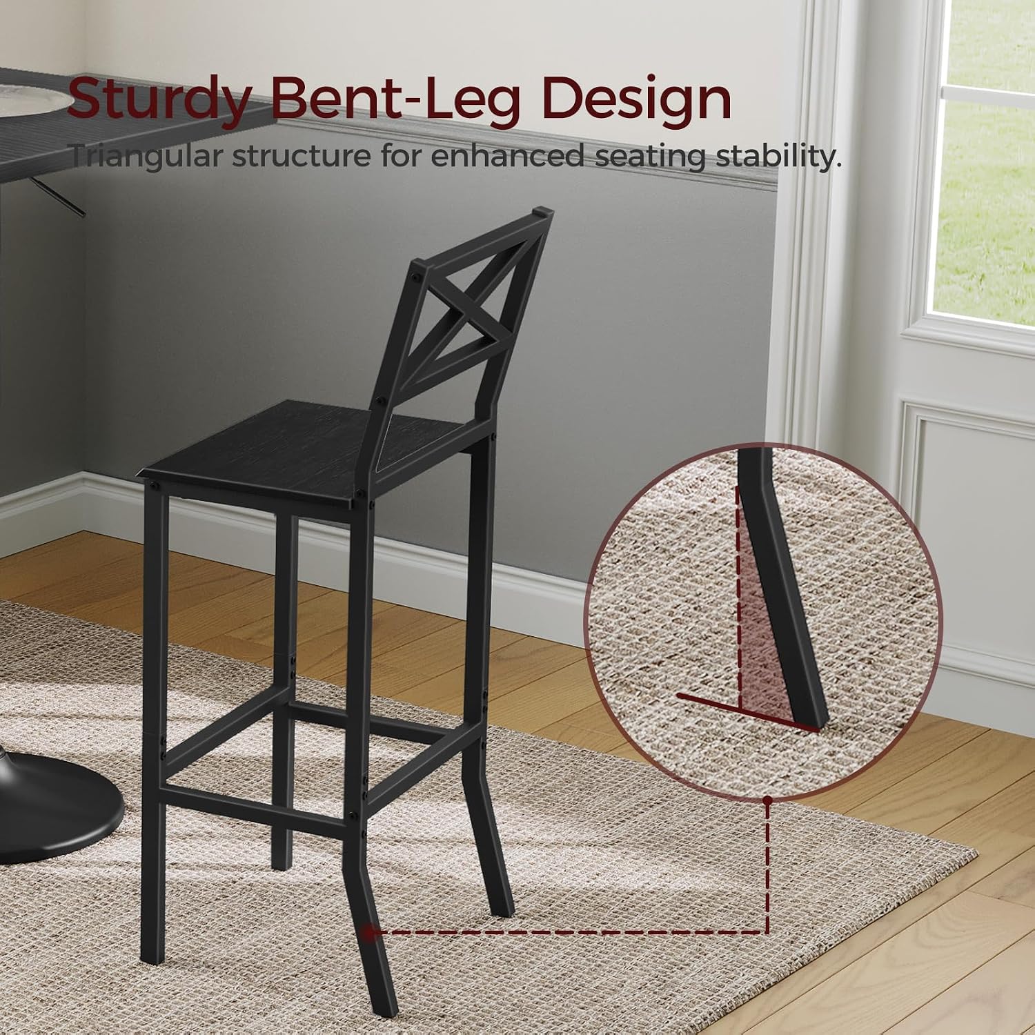 Bar Stools, Set of 2 Bar Chair - Home Bar Stools review and price