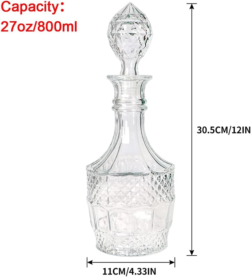Liquor Decanter, Glass Decante - Home Bargains review and price