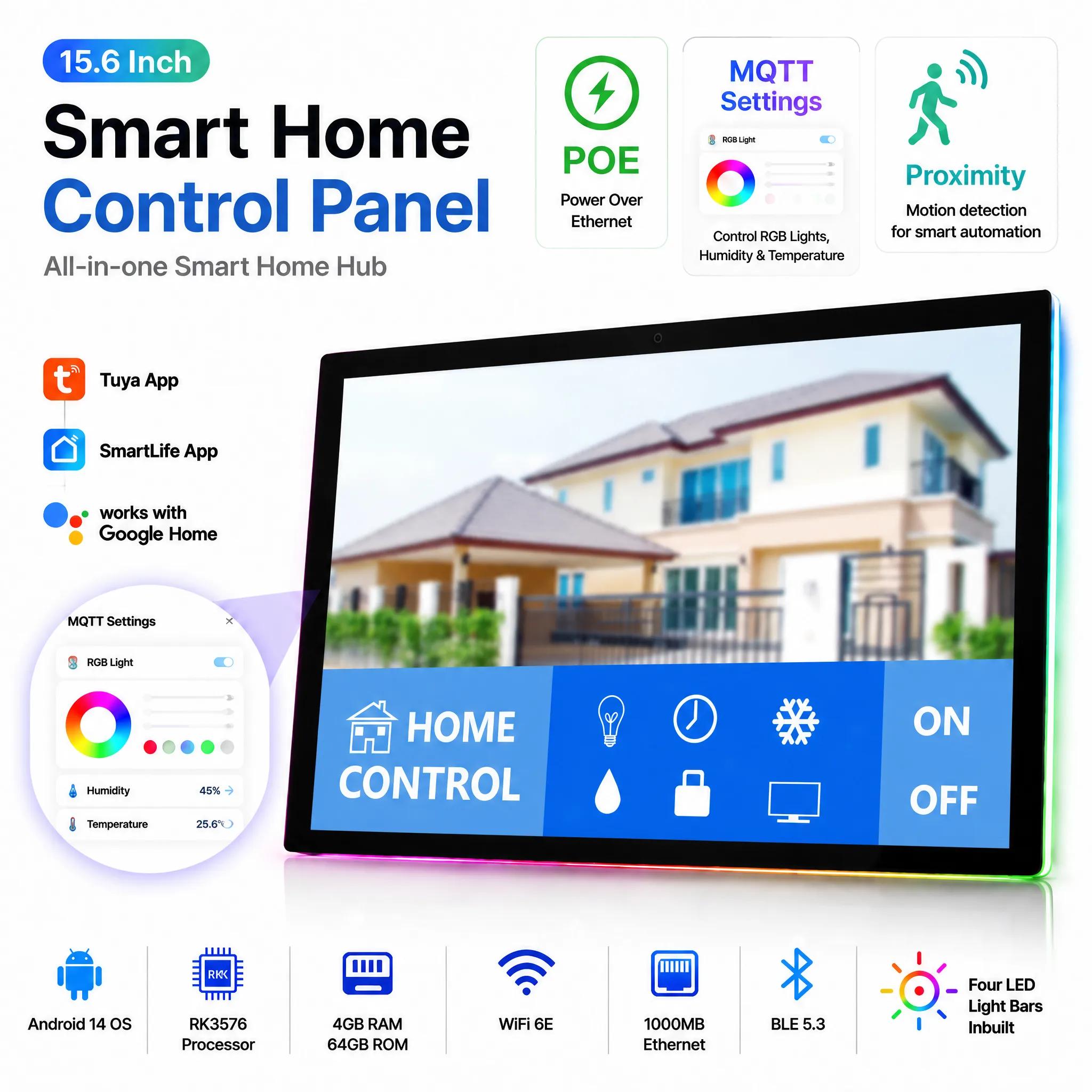 15.6 Inch Inwall Smart Home Ta - Home Bar Android review and price