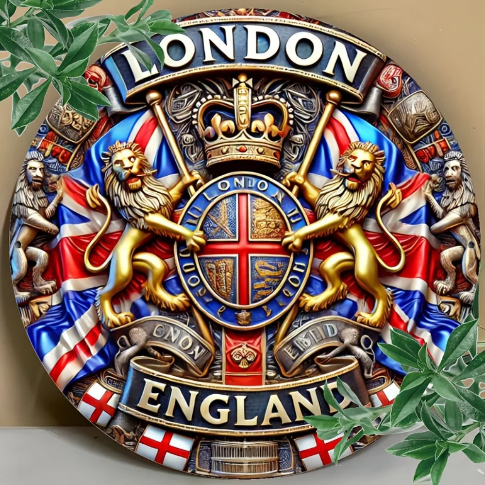 'Tudor Heraldry Relic' Enamel  - Home Bar Lounge review and price
