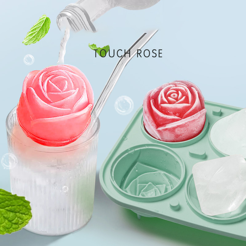 3D Rose Diamond Round Ice Cube - Ice Mold Sphere review and price