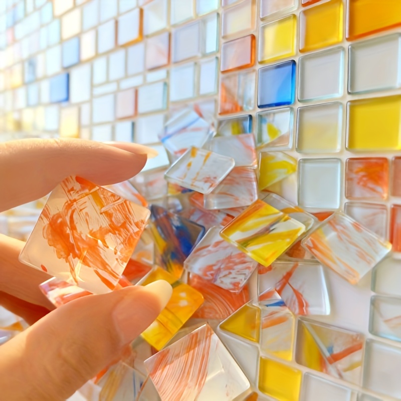100g square mosaic hand-painte - Home Bar And Counter review and price