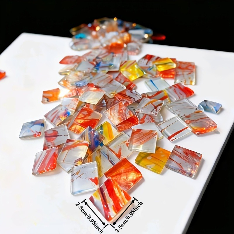 100g square mosaic hand-painte - Home Bar And Counter review and price