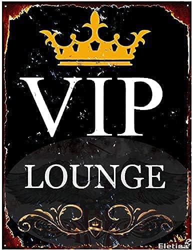 Metal tin Sign Decor VIP Loung - Home Bar Lounge review and price