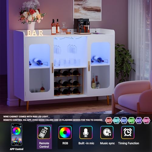 Liquor Cabinet Bar with Power  - Home Bar And Cabinet review and price