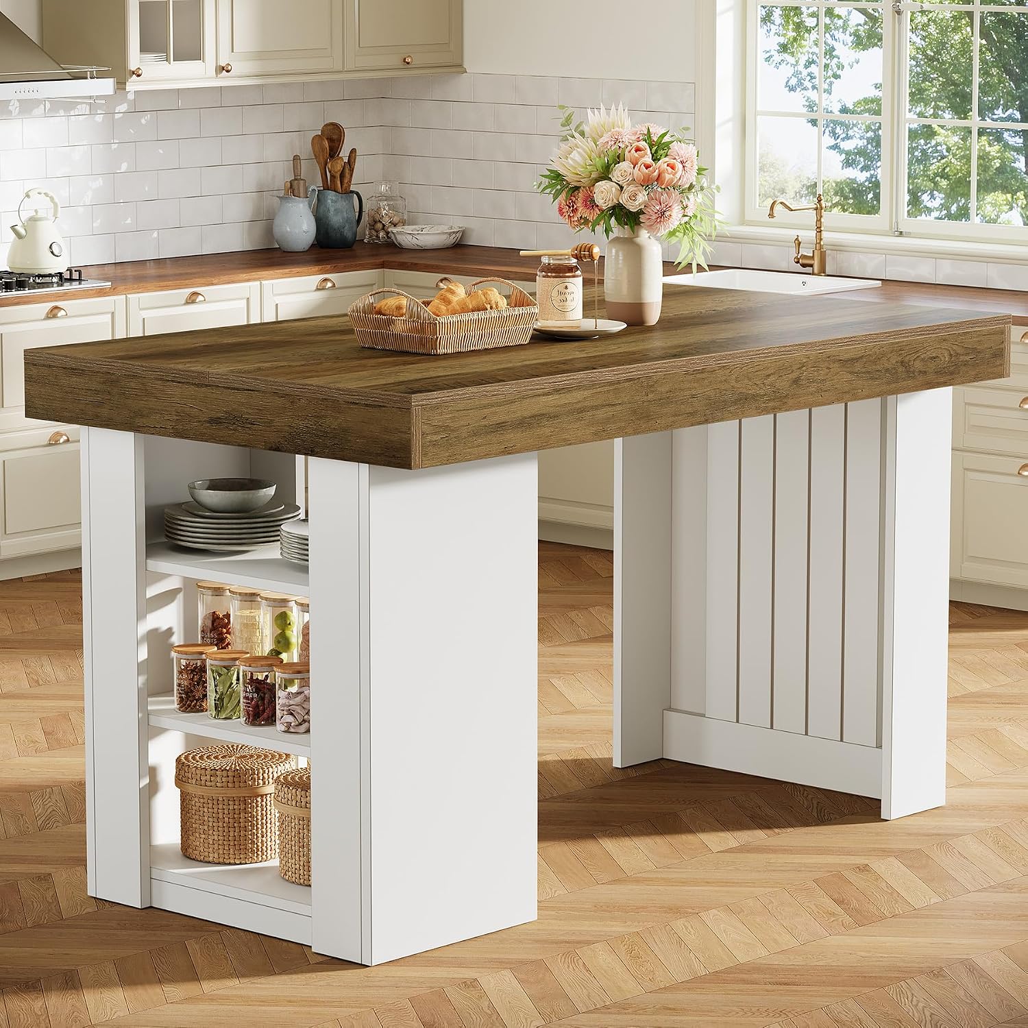 Kitchen Island with Storage, 5 - Home Bar And Counter review and price