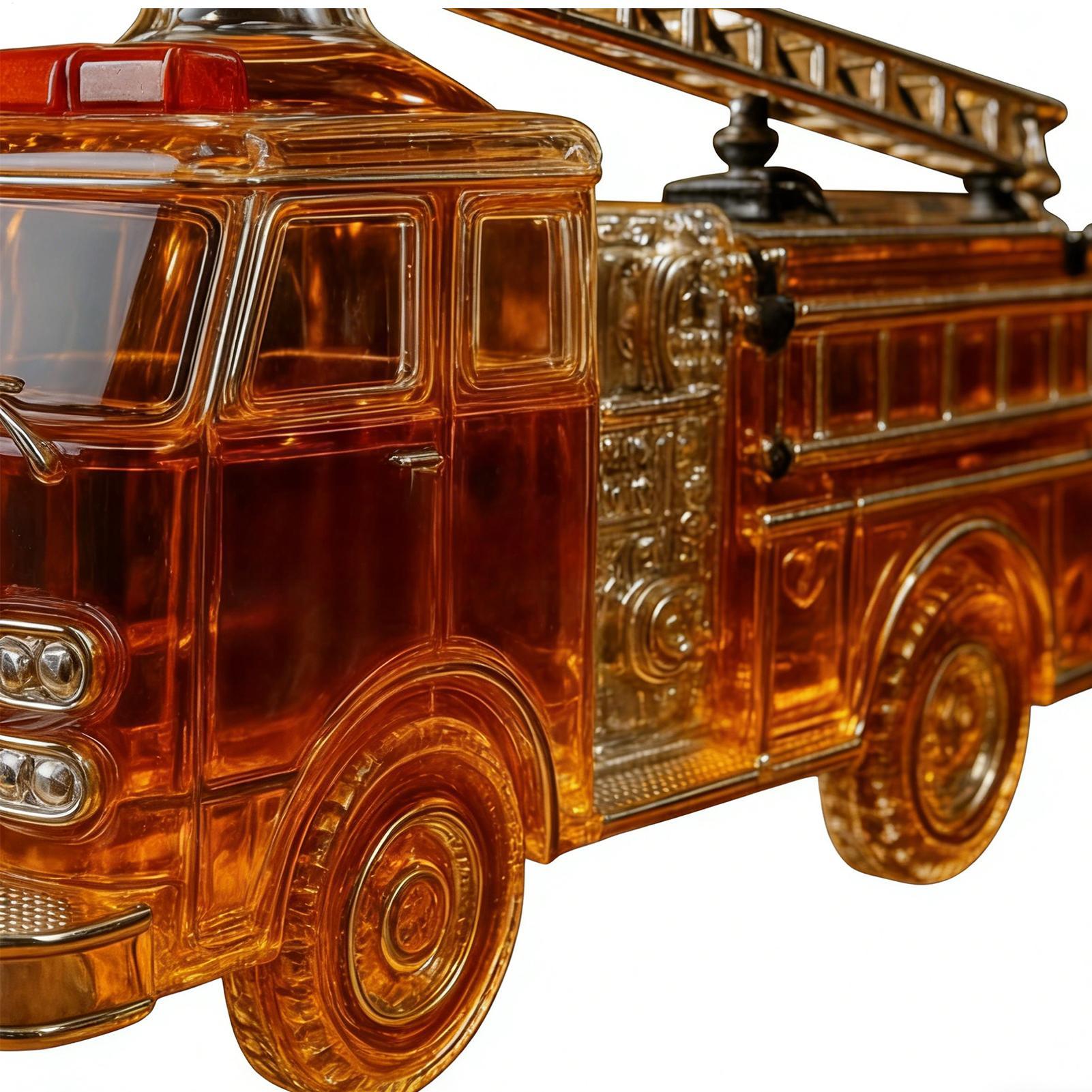 Whiskey Bottle 300ml Fire Truc - Home Bar And Cabinet review and price