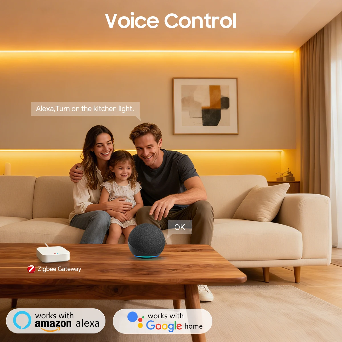 Zigbee Smart Under Cabinet Lig - Home Bar And Cabinet review and price