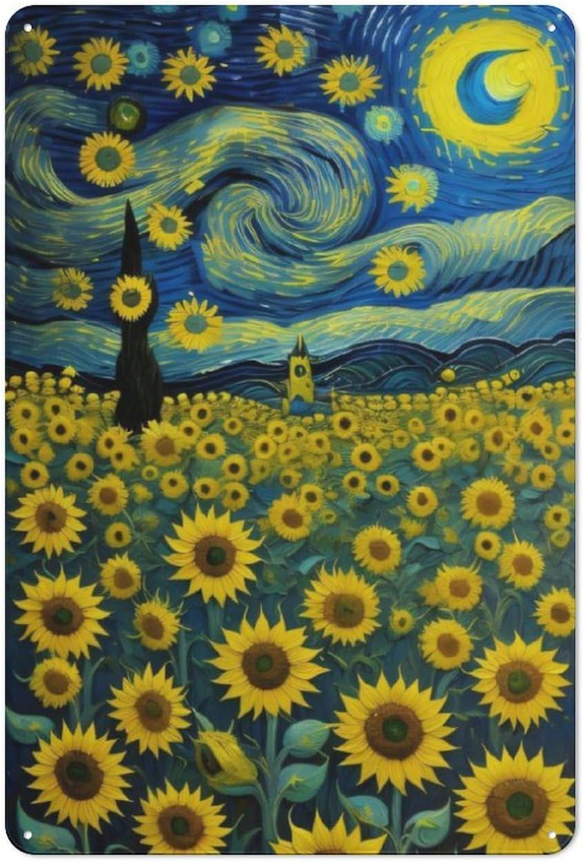 Y1,starry and sunflowers retro - Home Bar And Coffee review and price