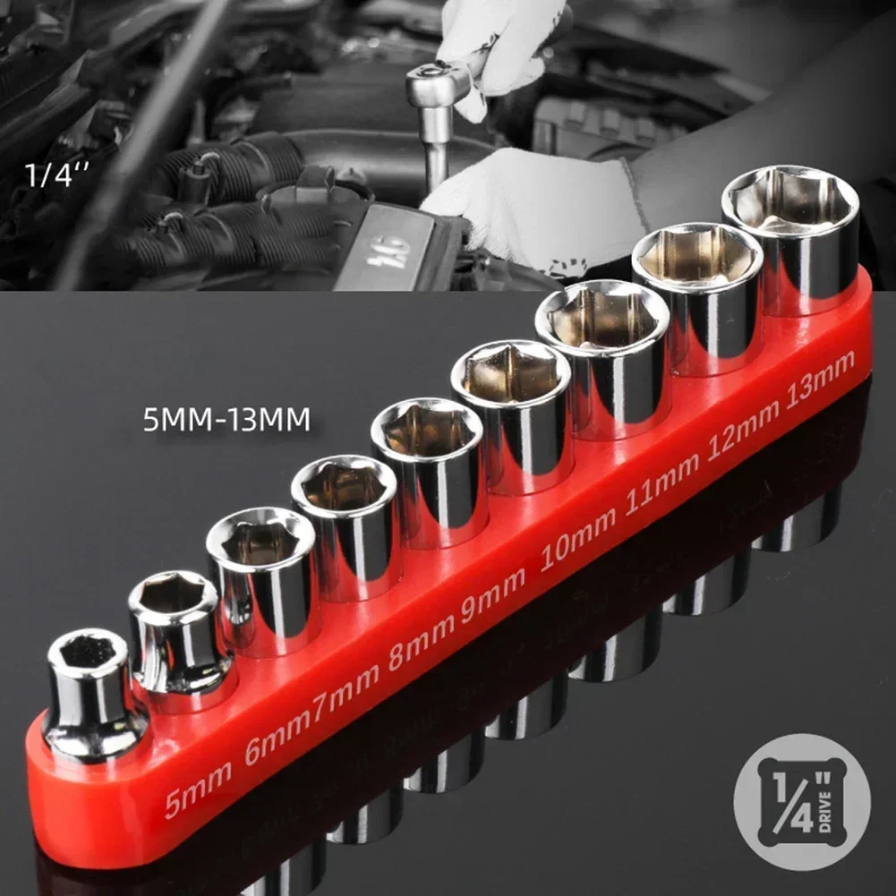 9 Pcs 1/4 Inch Drive 5-13mm He - Home Bar Supplies review and price