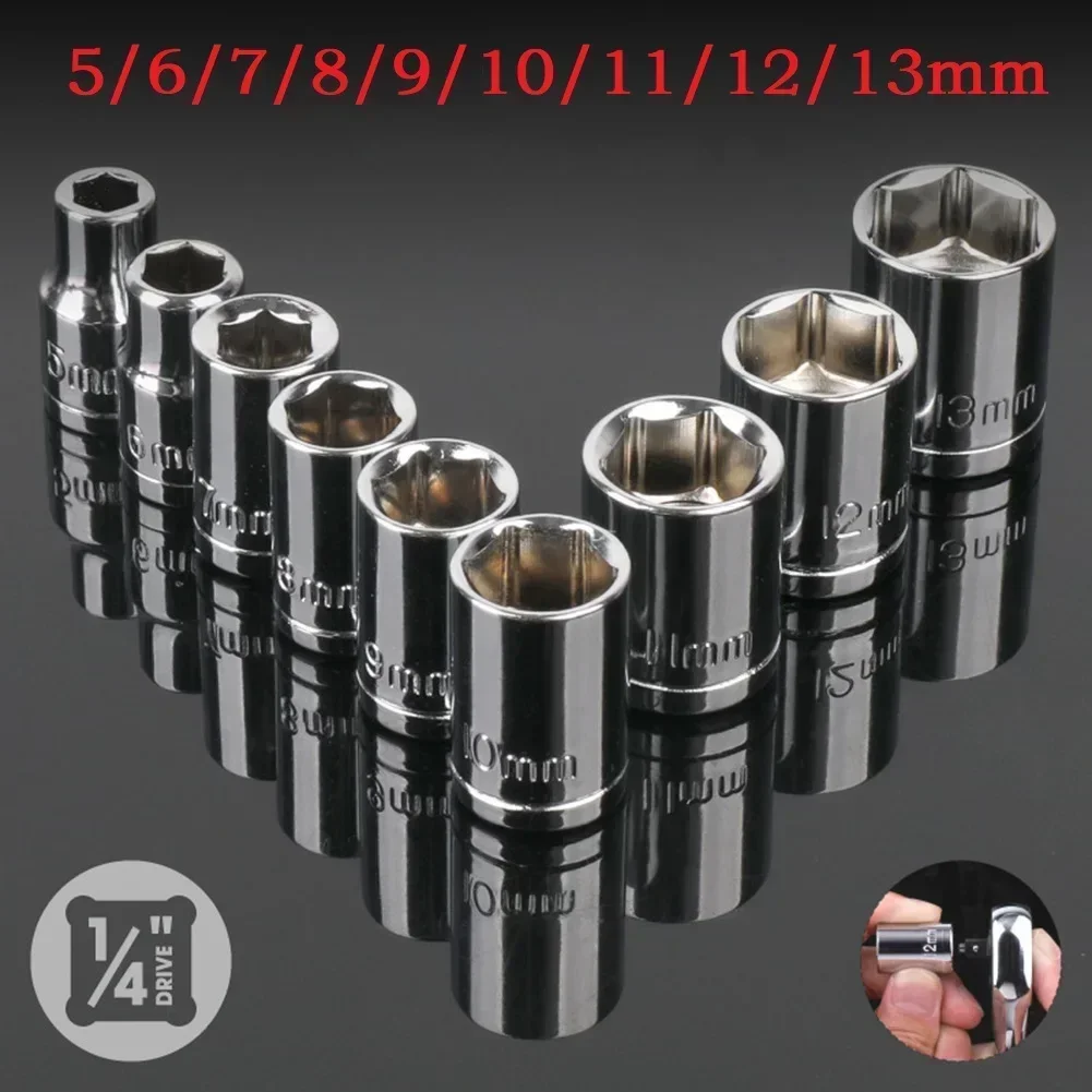 9 Pcs 1/4 Inch Drive 5-13mm He - Home Bar Supplies review and price