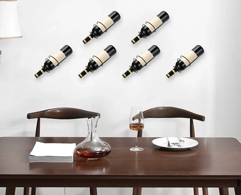 Pack Of 6 Wall Mounted Wine Ra - Home Bar Stand review and price