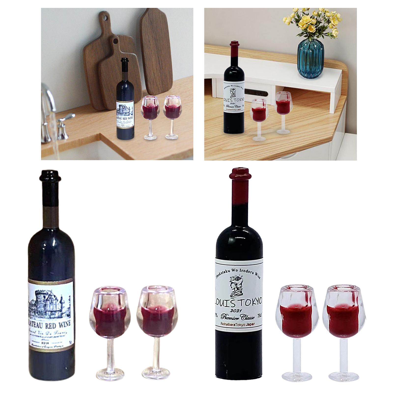 1/12 Scale Dollhouse Wine Bott - Home Bar Supplies review and price