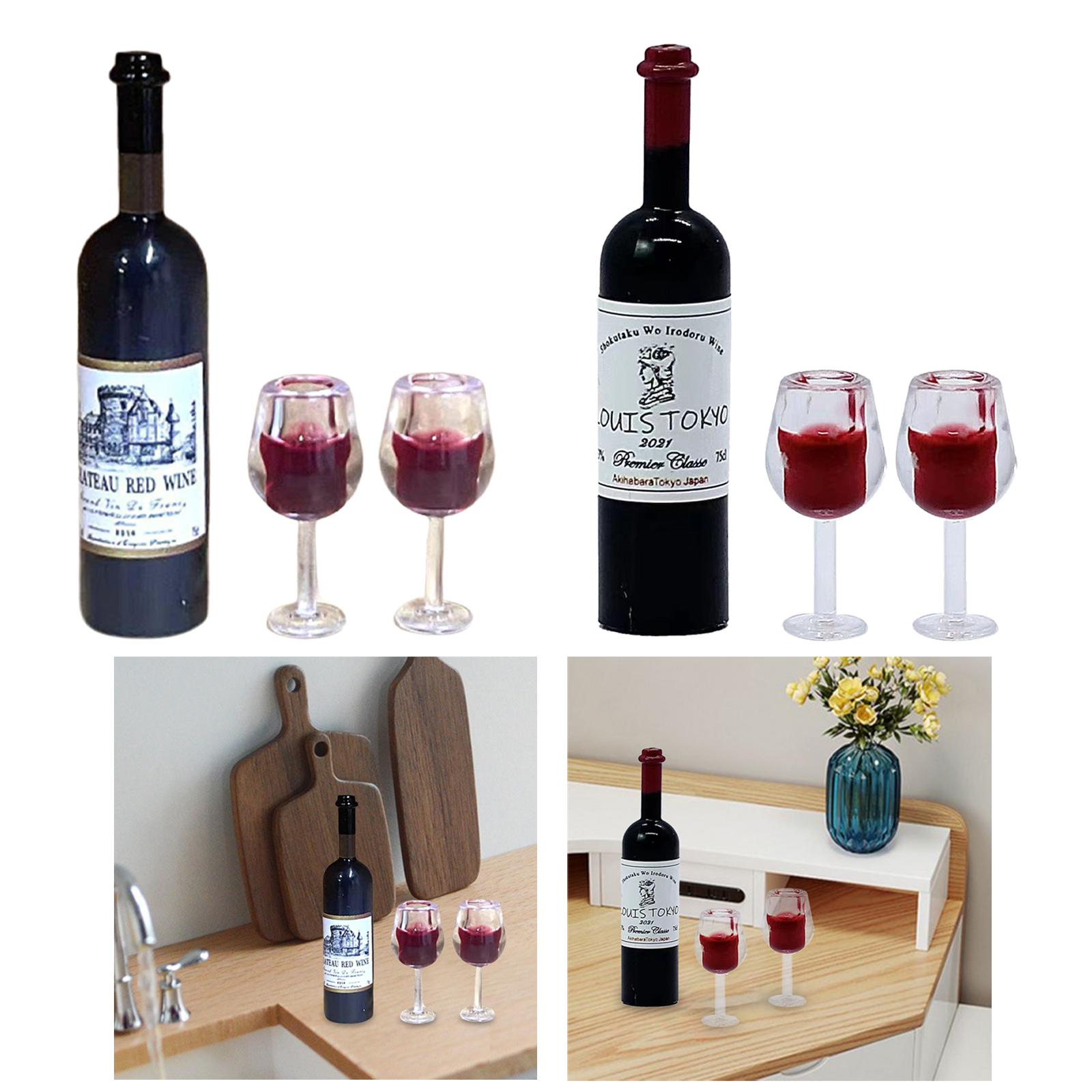 1/12 Scale Dollhouse Wine Bott - Home Bar Supplies review and price