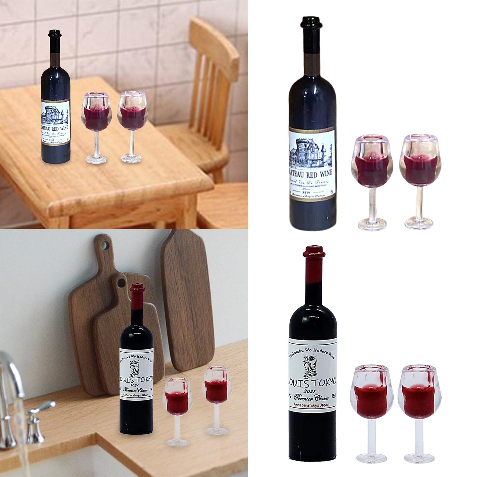 1/12 Scale Dollhouse Wine Bott - Home Bar Supplies review and price