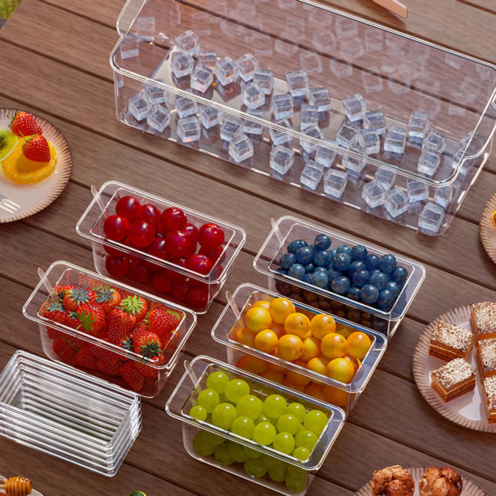 Taco Bar Serving Set for Party - Garnish Tray Set review and price