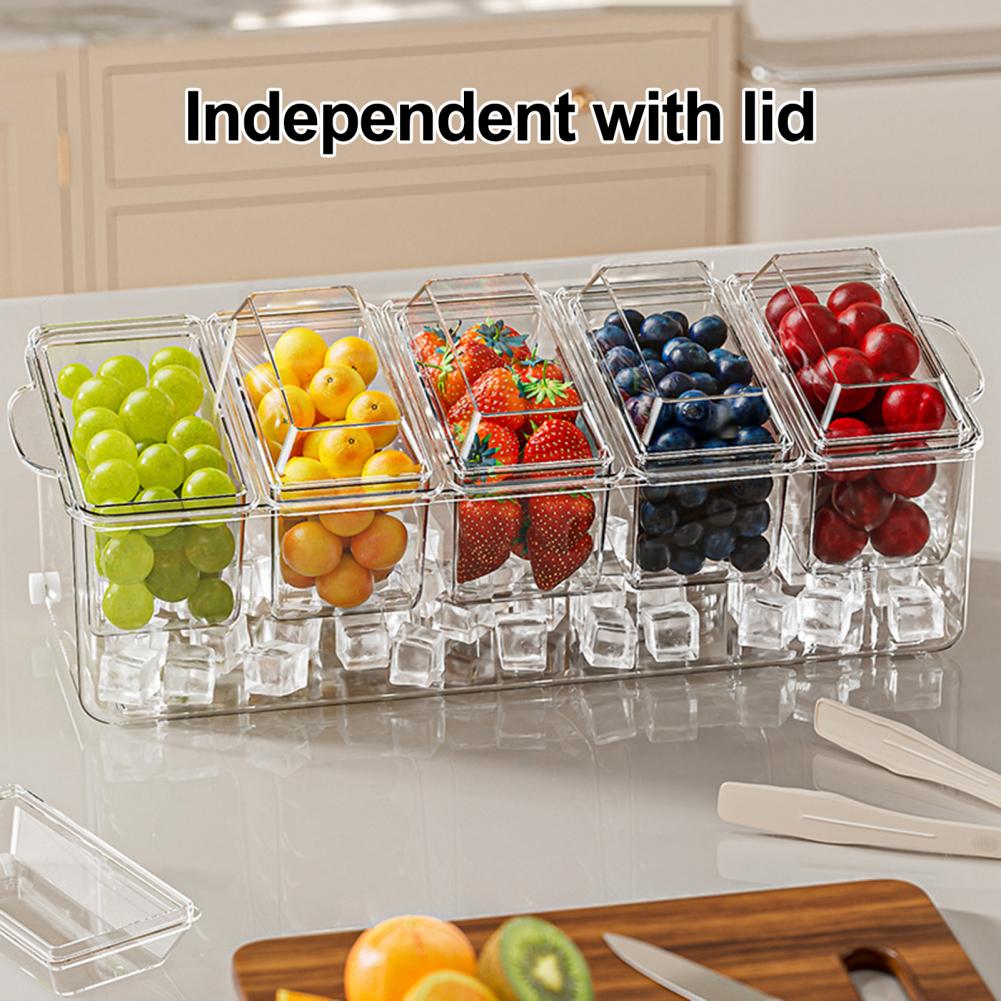 Taco Bar Serving Set for Party - Garnish Tray Set review and price