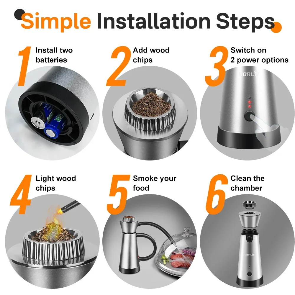 BORUiT Smoke Infuser Food Drin - Smoking Gun Kit review and price