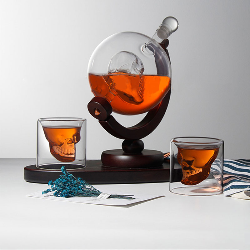 Skull Globe Whiskey Decanter S - Decanter Globe Set review and price