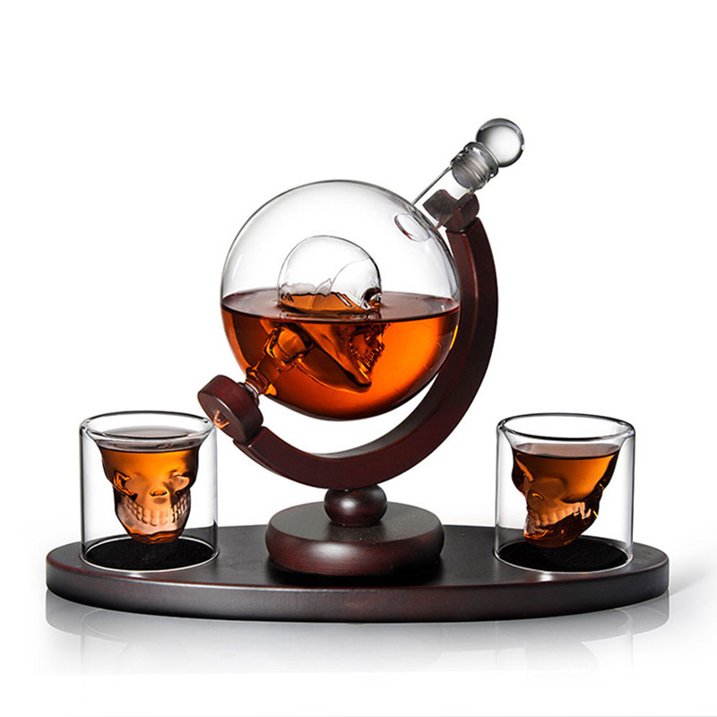 Skull Globe Whiskey Decanter S - Decanter Globe Set review and price
