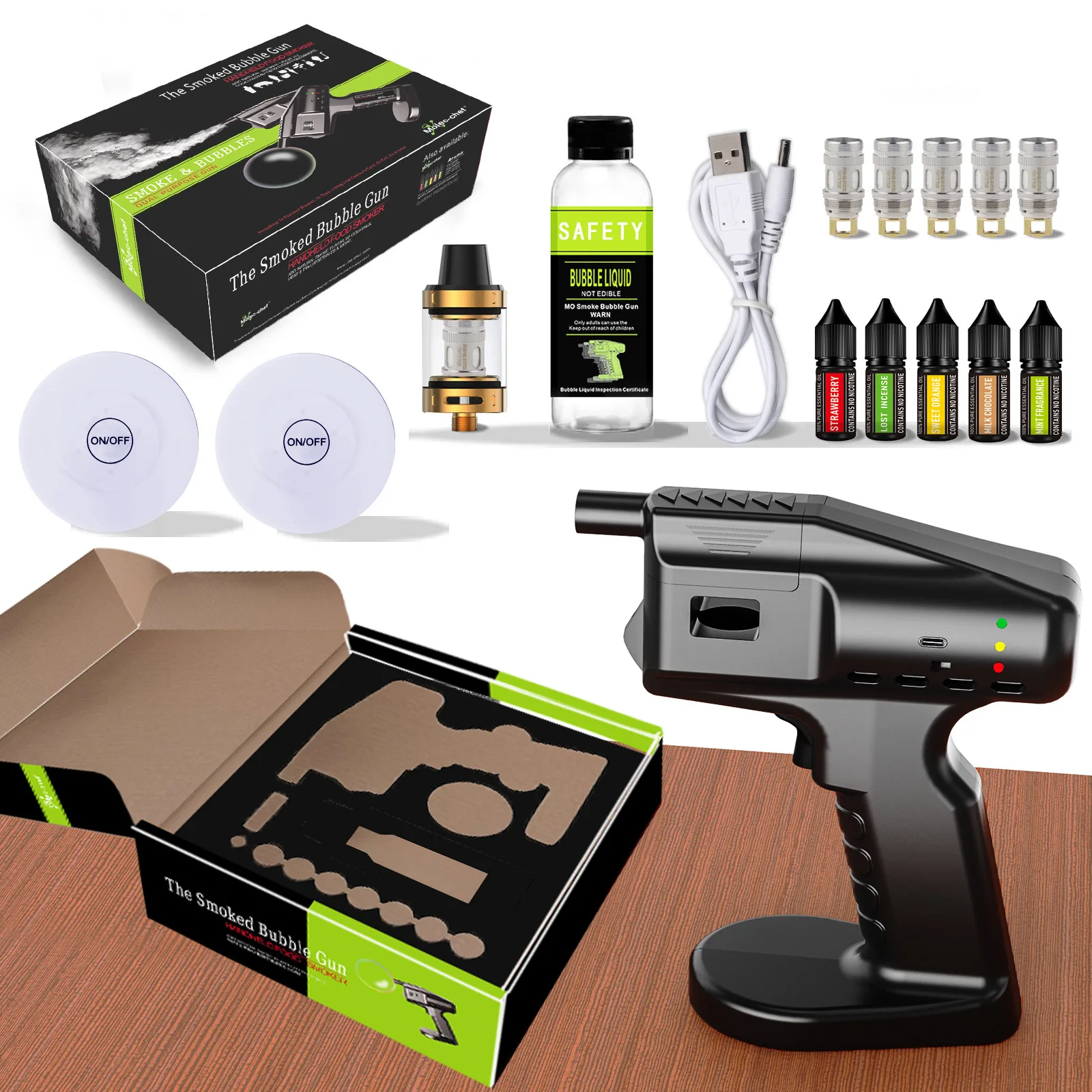 Electric USB Flavour Blaster F - Smoking Gun Kit review and price